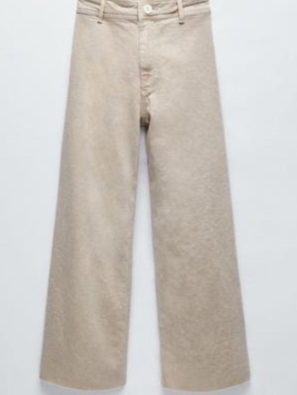 ZARA- ZW Marine Straight Jeans Stone (Tan) Size 6 (28)- Great Condition!